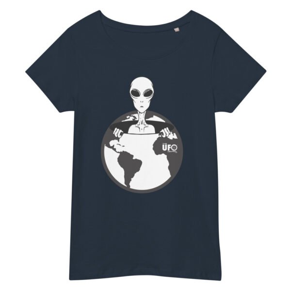 Women’s basic "They are Here" organic t-shirt - Image 4