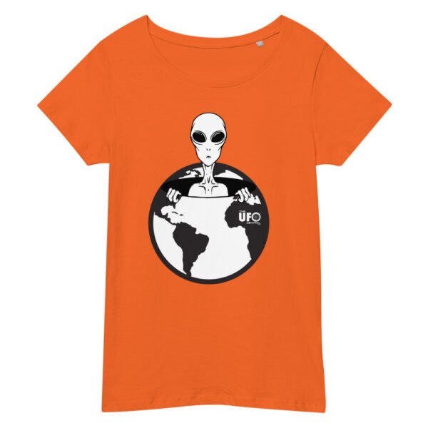 Women’s basic "They are Here" organic t-shirt - Image 6