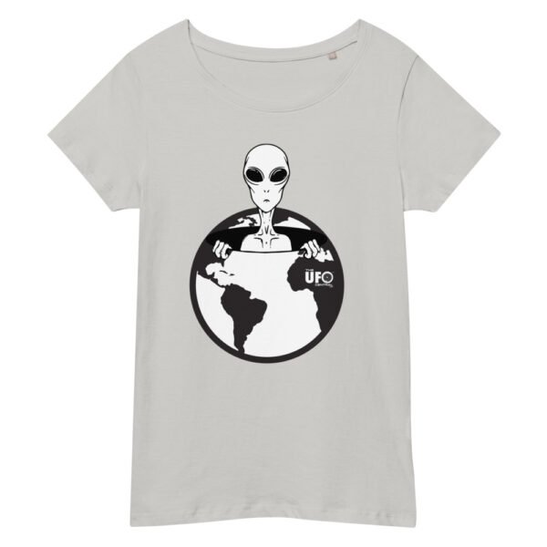Women’s basic "They are Here" organic t-shirt - Image 8