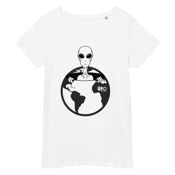 Women’s basic "They are Here" organic t-shirt - Image 10